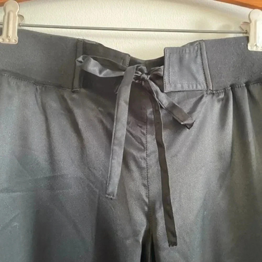 Victoria's Secret Black Silky Jogger Pants - Picture 6 of 12